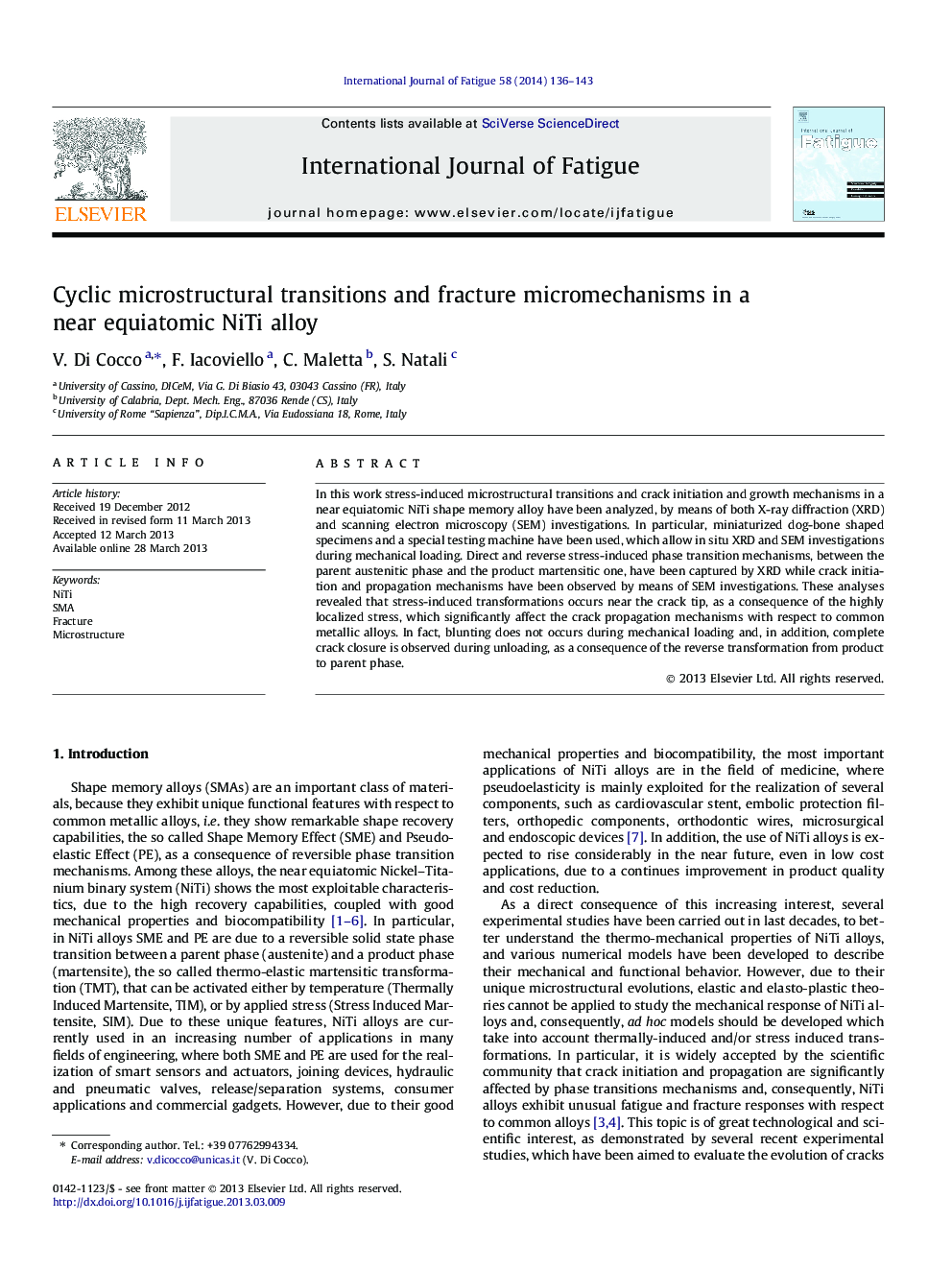 Cyclic microstructural transitions and fracture micromechanisms in a near equiatomic NiTi alloy