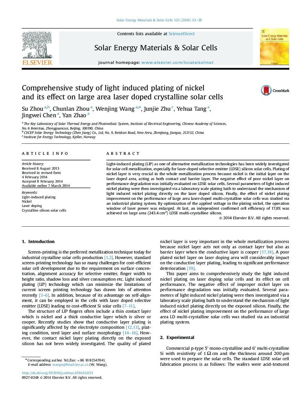 Comprehensive study of light induced plating of nickel and its effect on large area laser doped crystalline solar cells