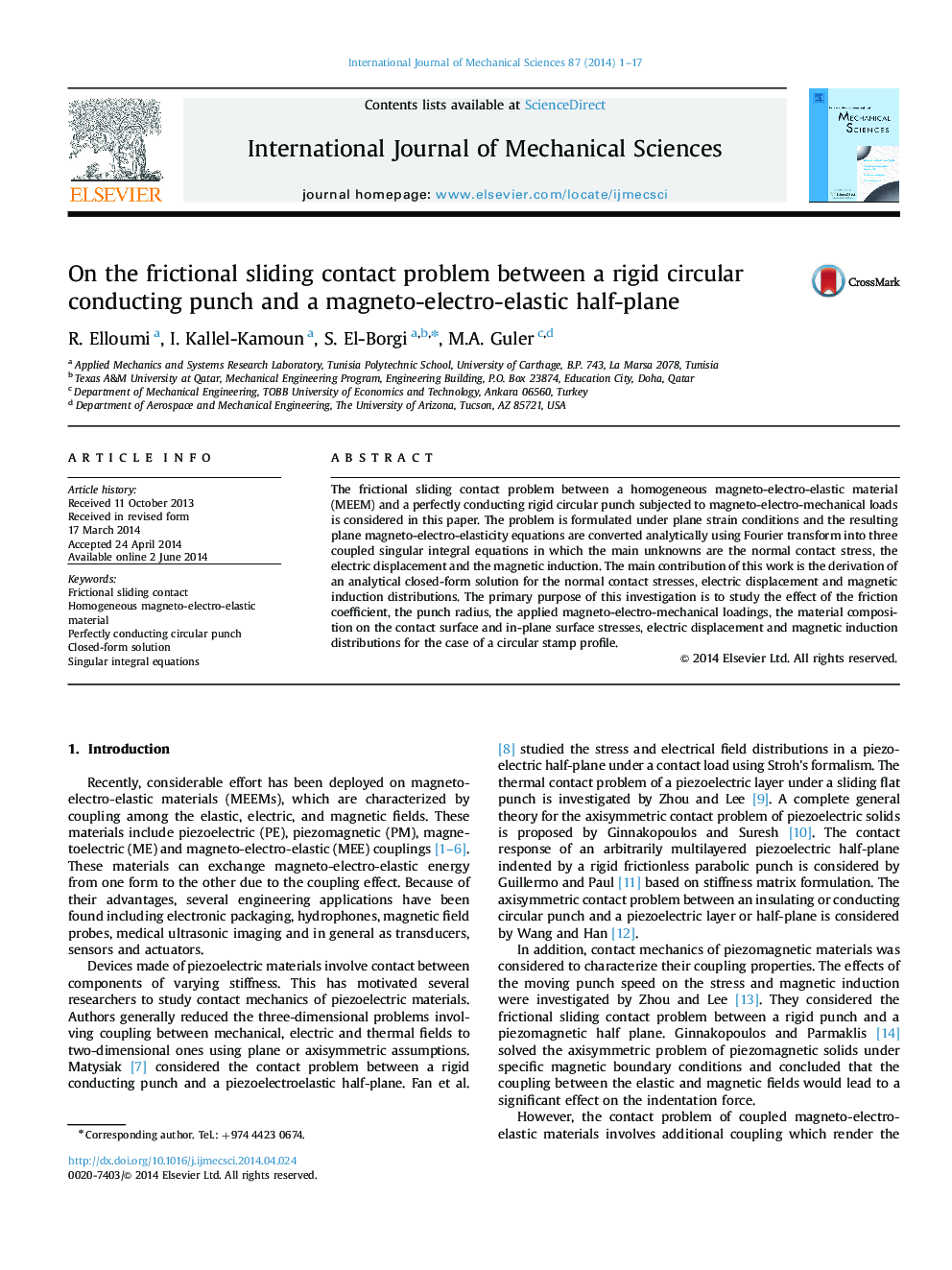 On the frictional sliding contact problem between a rigid circular conducting punch and a magneto-electro-elastic half-plane