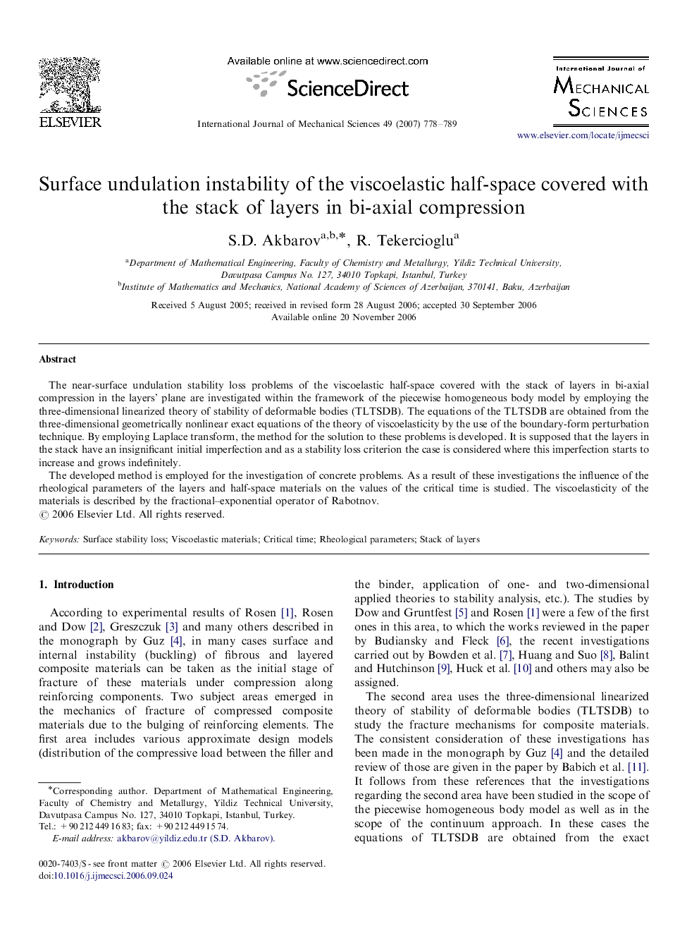 Surface undulation instability of the viscoelastic half-space covered with the stack of layers in bi-axial compression