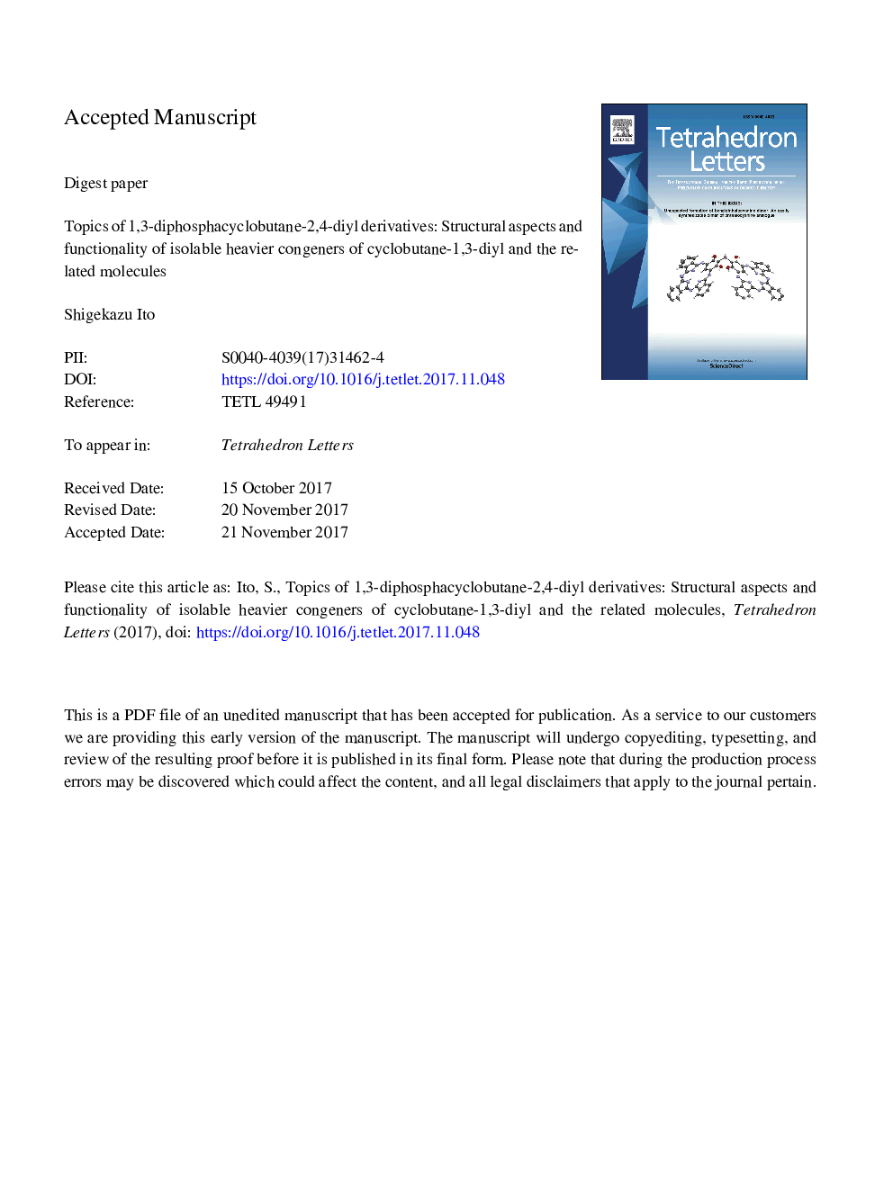 Topics of 1,3-diphosphacyclobutane-2,4-diyl derivatives: Structural aspects and functionality of isolable heavier congeners of cyclobutane-1,3-diyl and the related molecules