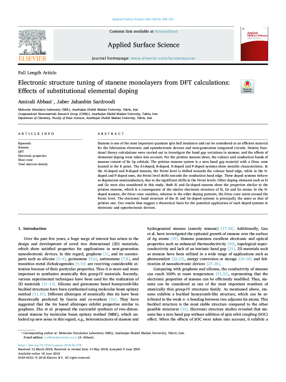 Electronic structure tuning of stanene monolayers from DFT calculations: Effects of substitutional elemental doping