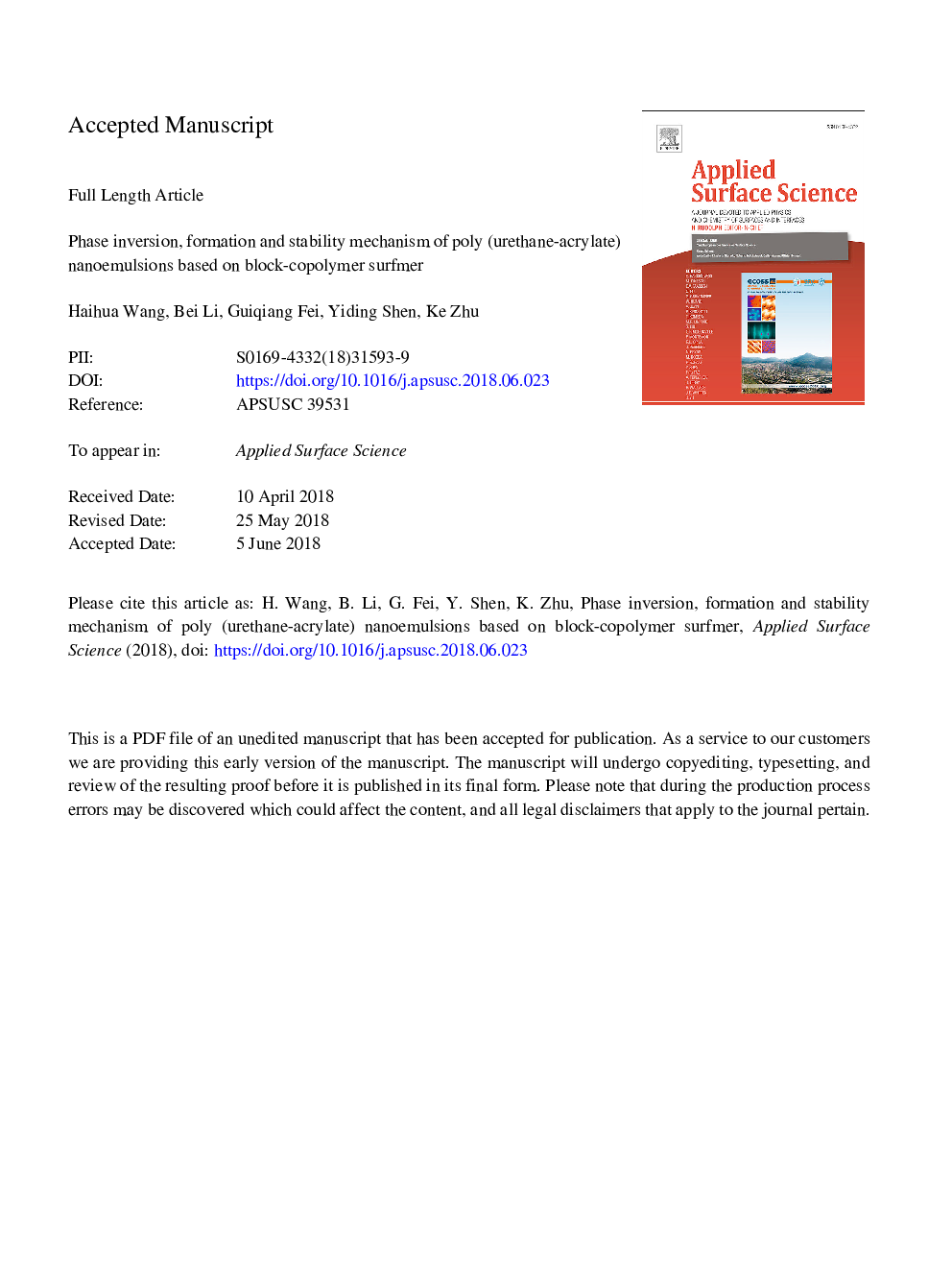 Phase inversion, formation and stability mechanism of poly(urethane-acrylate) nanoemulsions based on block-copolymer surfmer