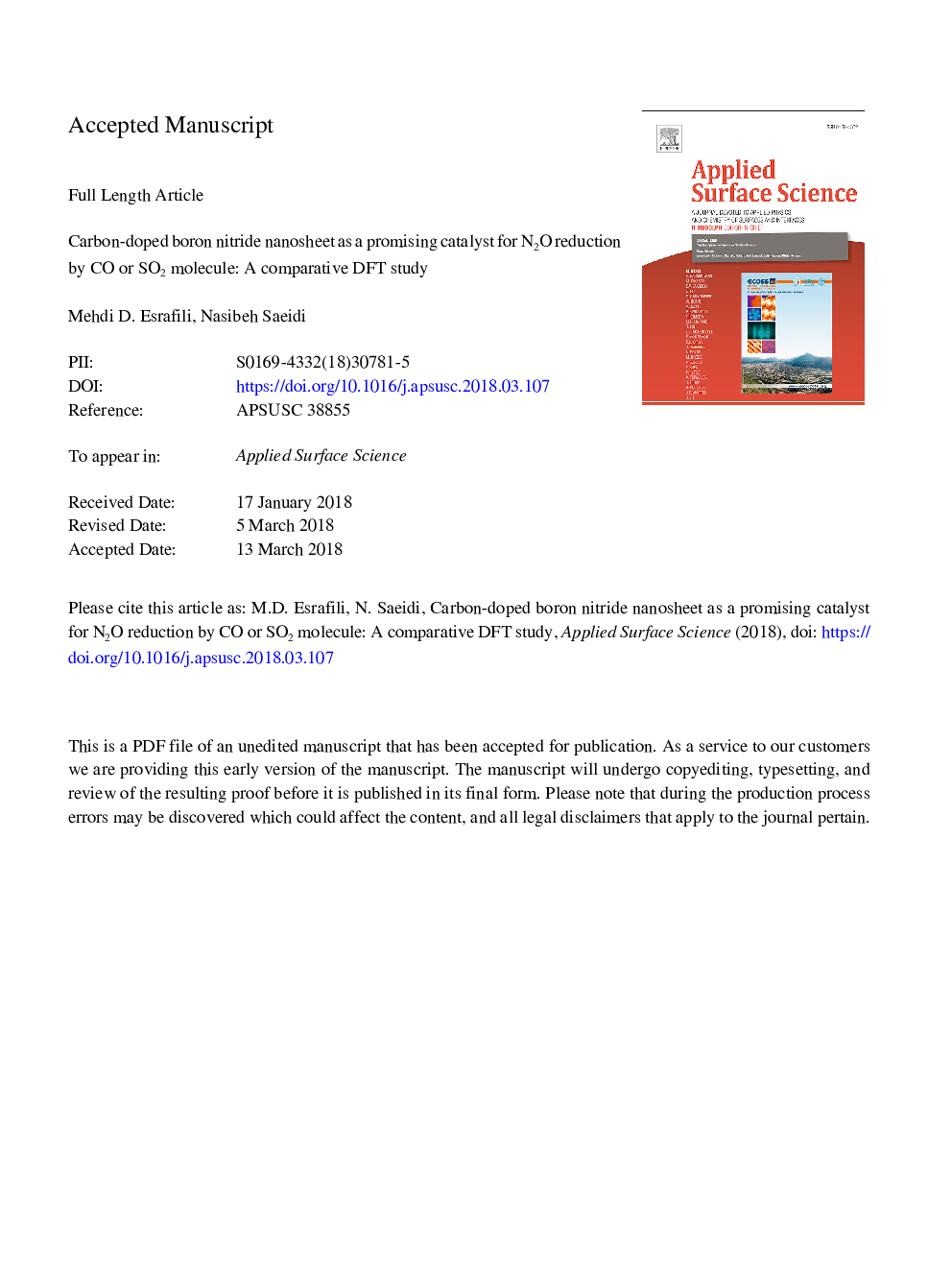 Carbon-doped boron nitride nanosheet as a promising catalyst for N2O reduction by CO or SO2 molecule: A comparative DFT study