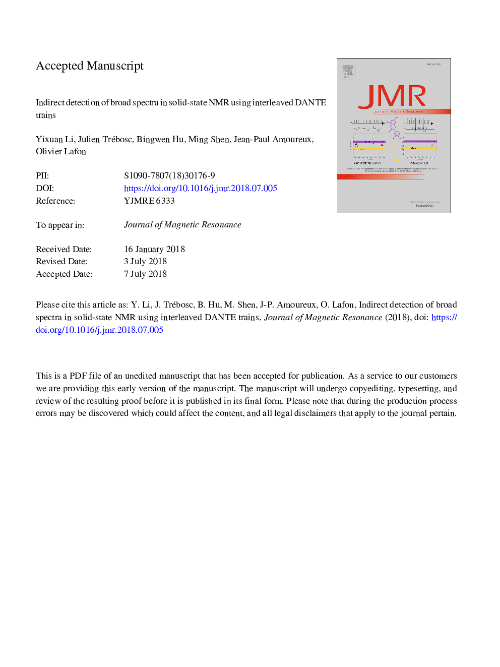 Indirect detection of broad spectra in solid-state NMR using interleaved DANTE trains