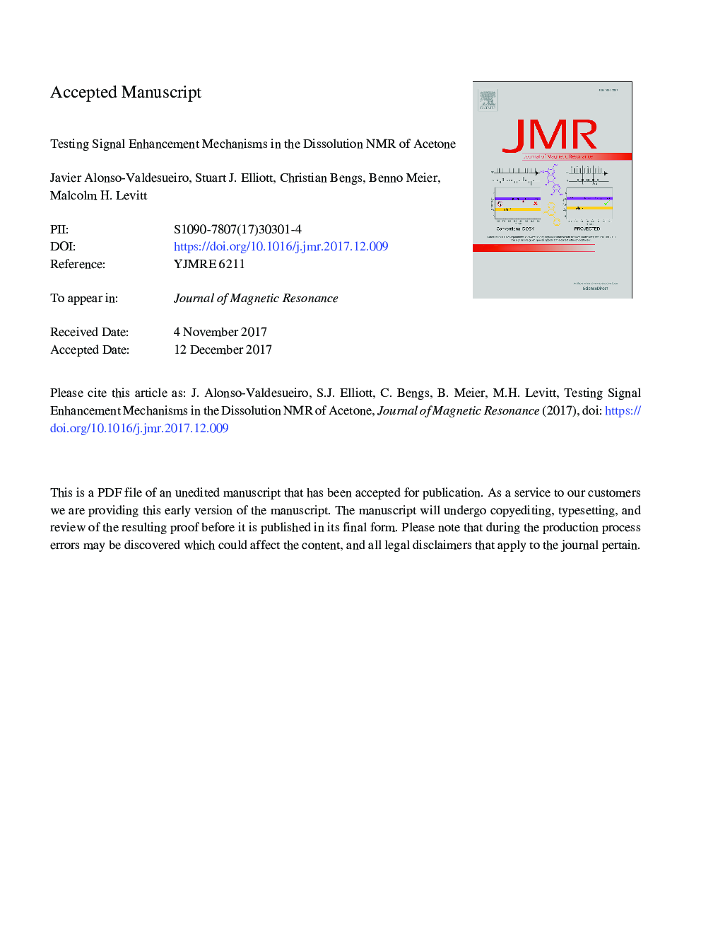 Testing signal enhancement mechanisms in the dissolution NMR of acetone