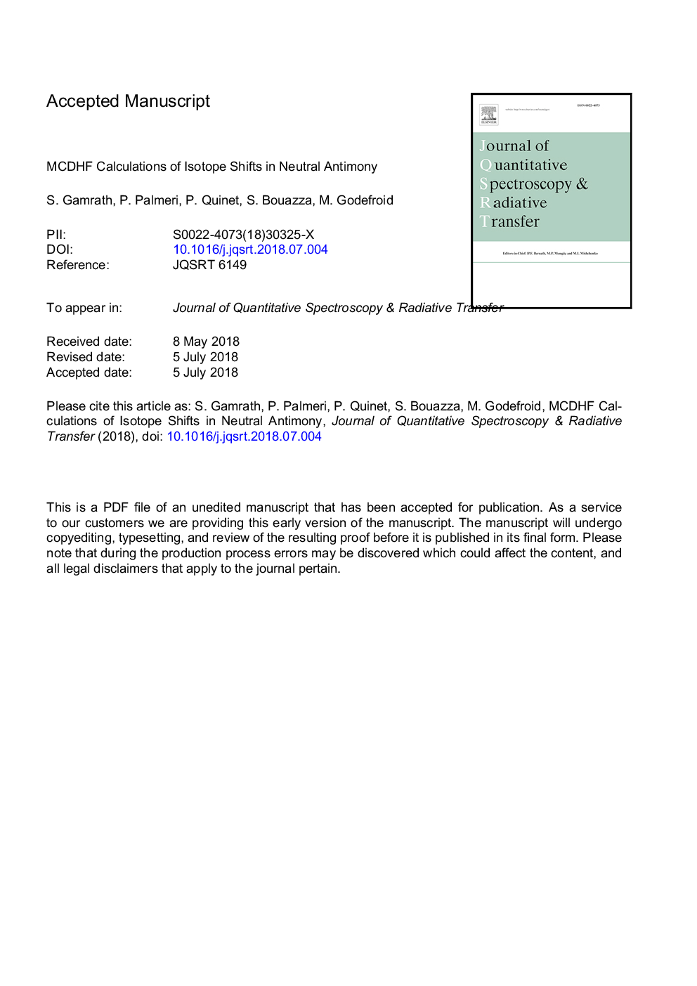 MCDHF calculations of isotope shifts in neutral antimony