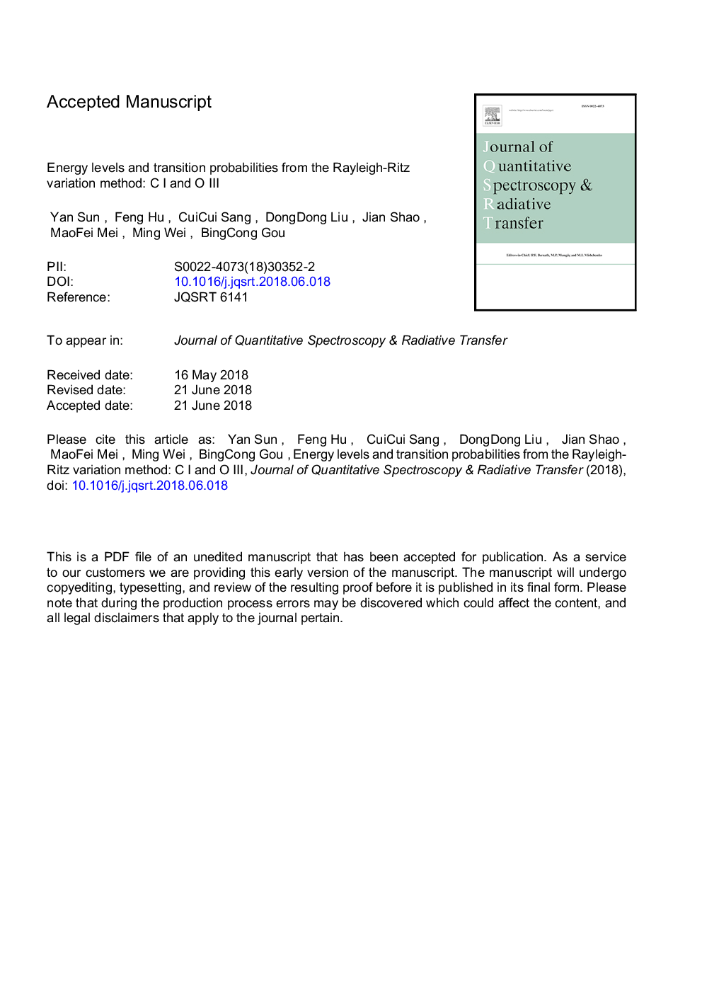 Energy levels and transition probabilities from the Rayleigh-Ritz variation method: C I and O III