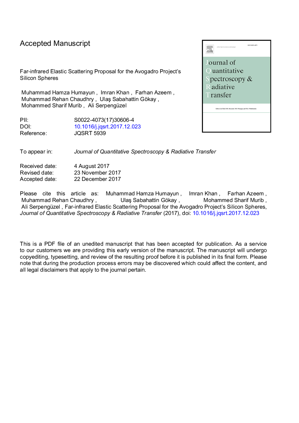 Far-infrared elastic scattering proposal for the Avogadro Project's silicon spheres