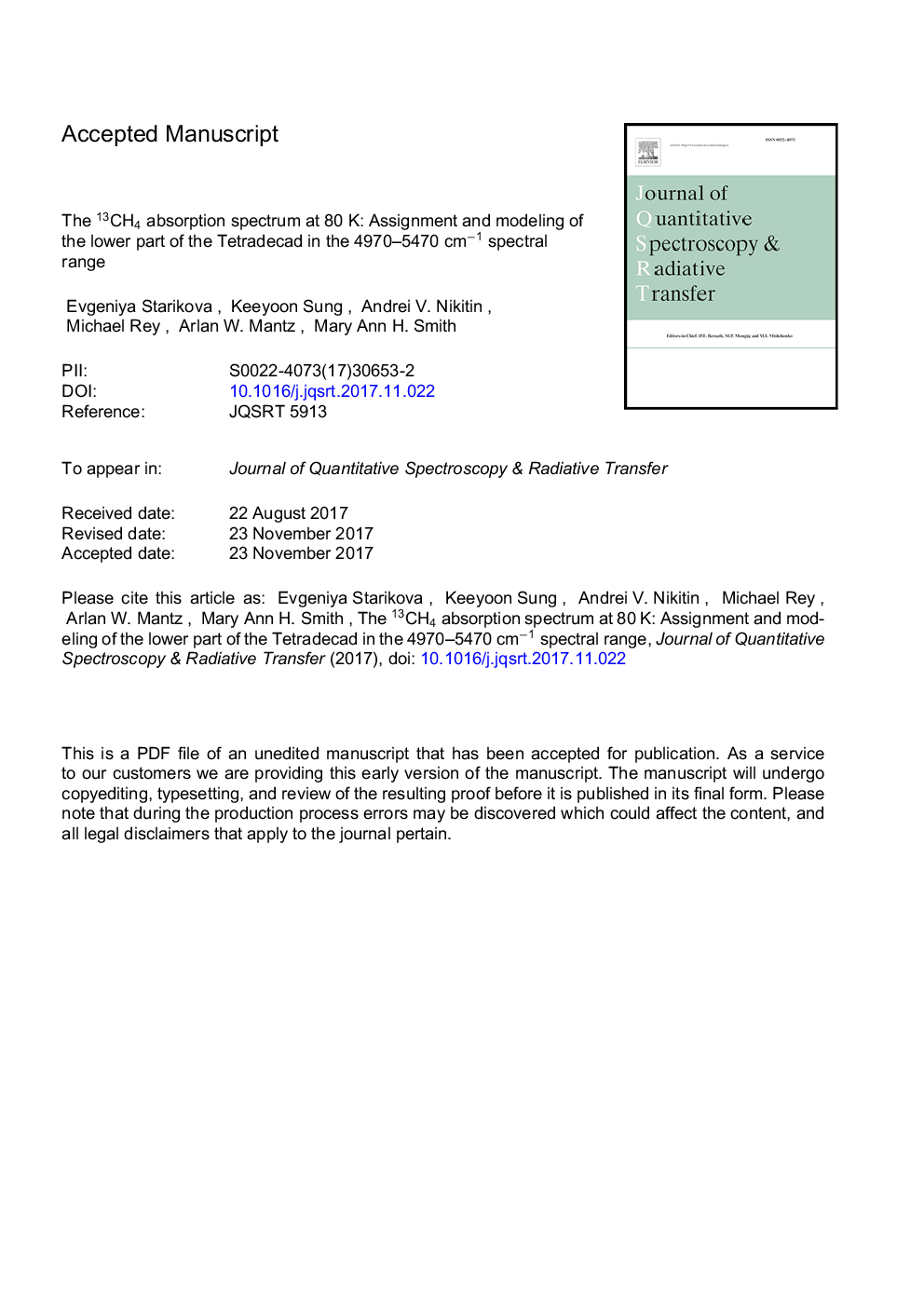 The 13CH4 absorption spectrum at 80 K: Assignment and modeling of the lower part of the Tetradecad in the 4970-5470Â cmâ1 spectral range