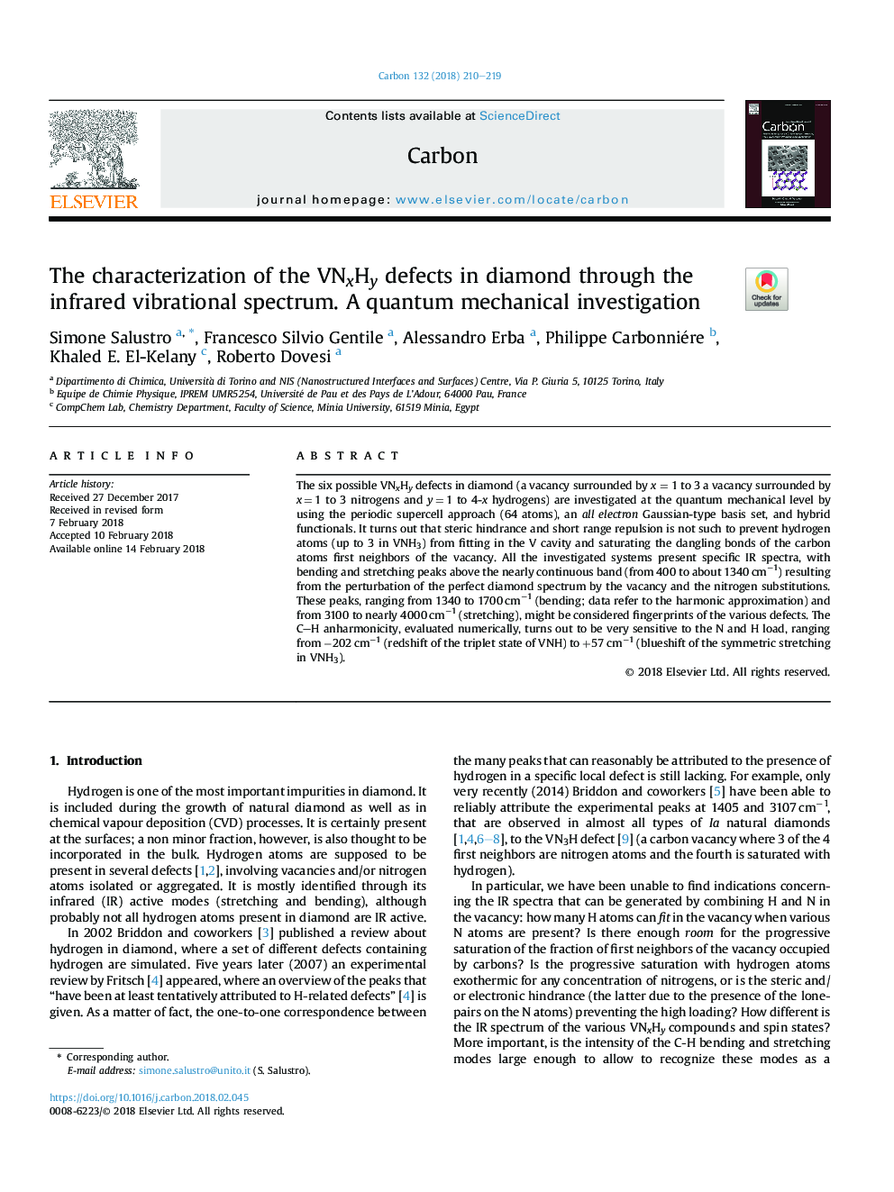 The characterization of the VNxHy defects in diamond through the infrared vibrational spectrum. A quantum mechanical investigation