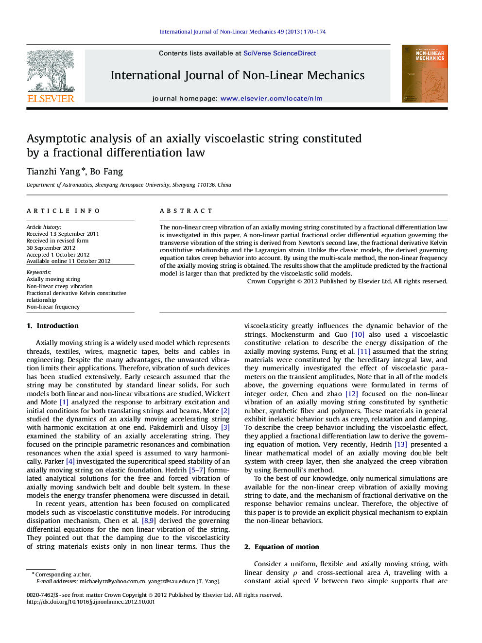 Asymptotic analysis of an axially viscoelastic string constituted by a fractional differentiation law