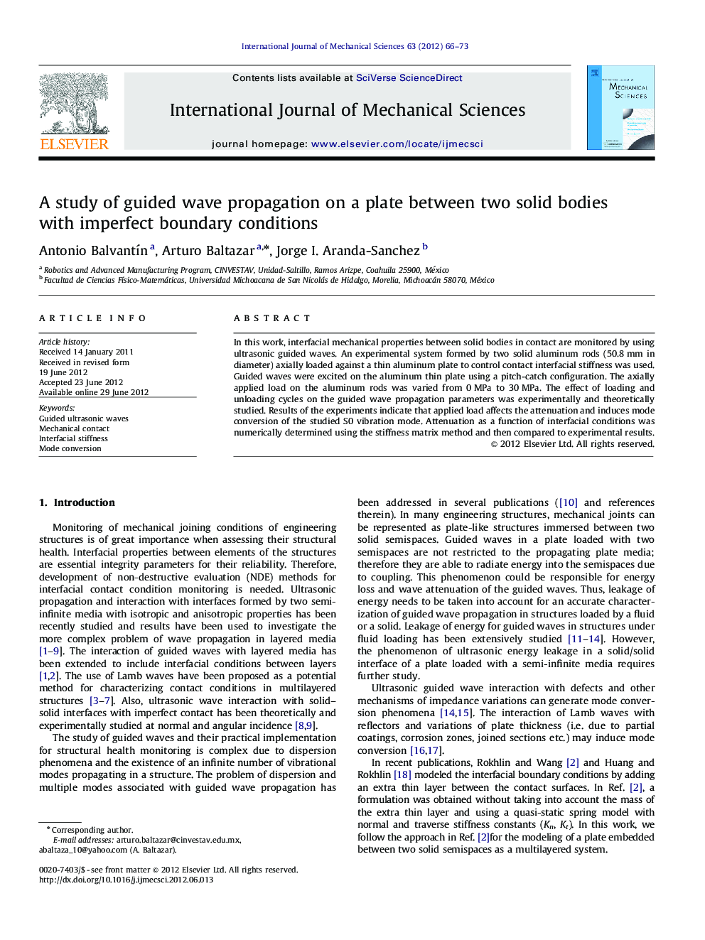 A study of guided wave propagation on a plate between two solid bodies with imperfect boundary conditions