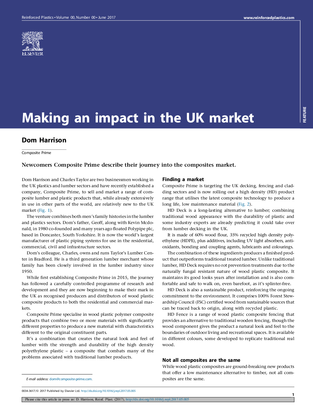 تأثیر در بازار انگلستان 
