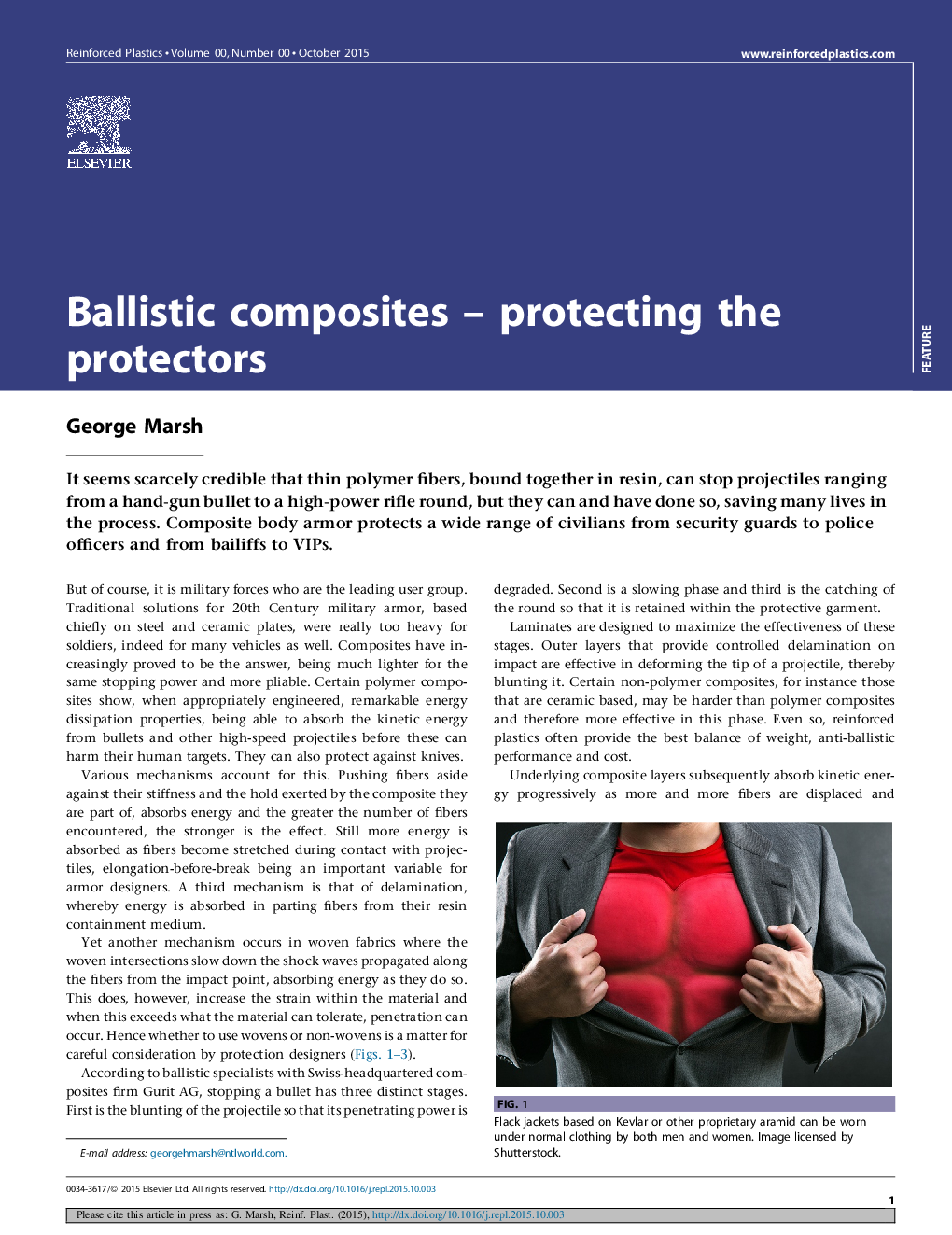 Ballistic composites - protecting the protectors