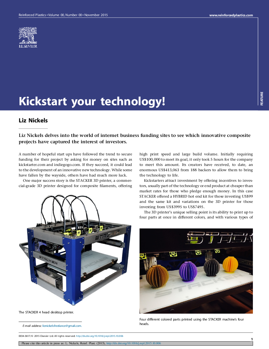 Kickstart your technology!