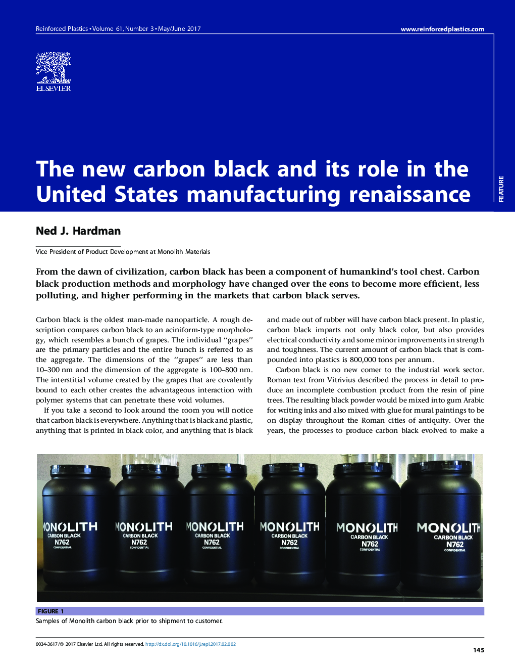 The new carbon black and its role in the United States manufacturing renaissance