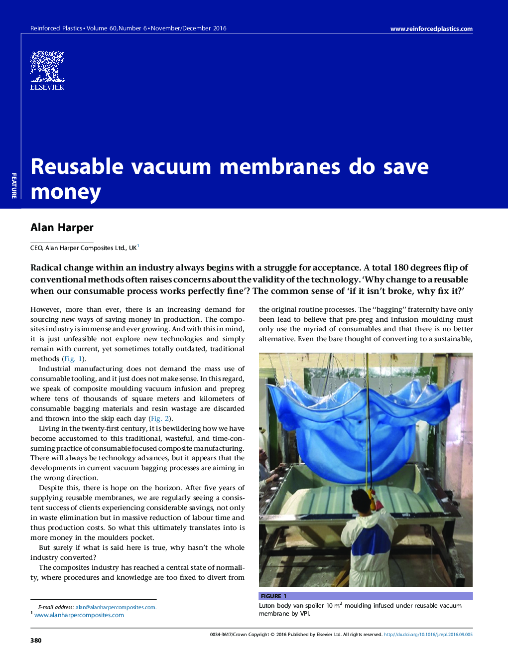 Reusable vacuum membranes do save money