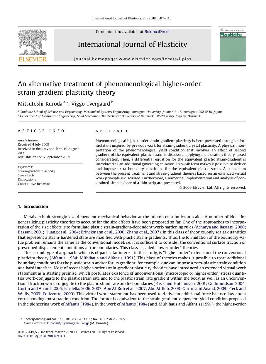 An alternative treatment of phenomenological higher-order strain-gradient plasticity theory