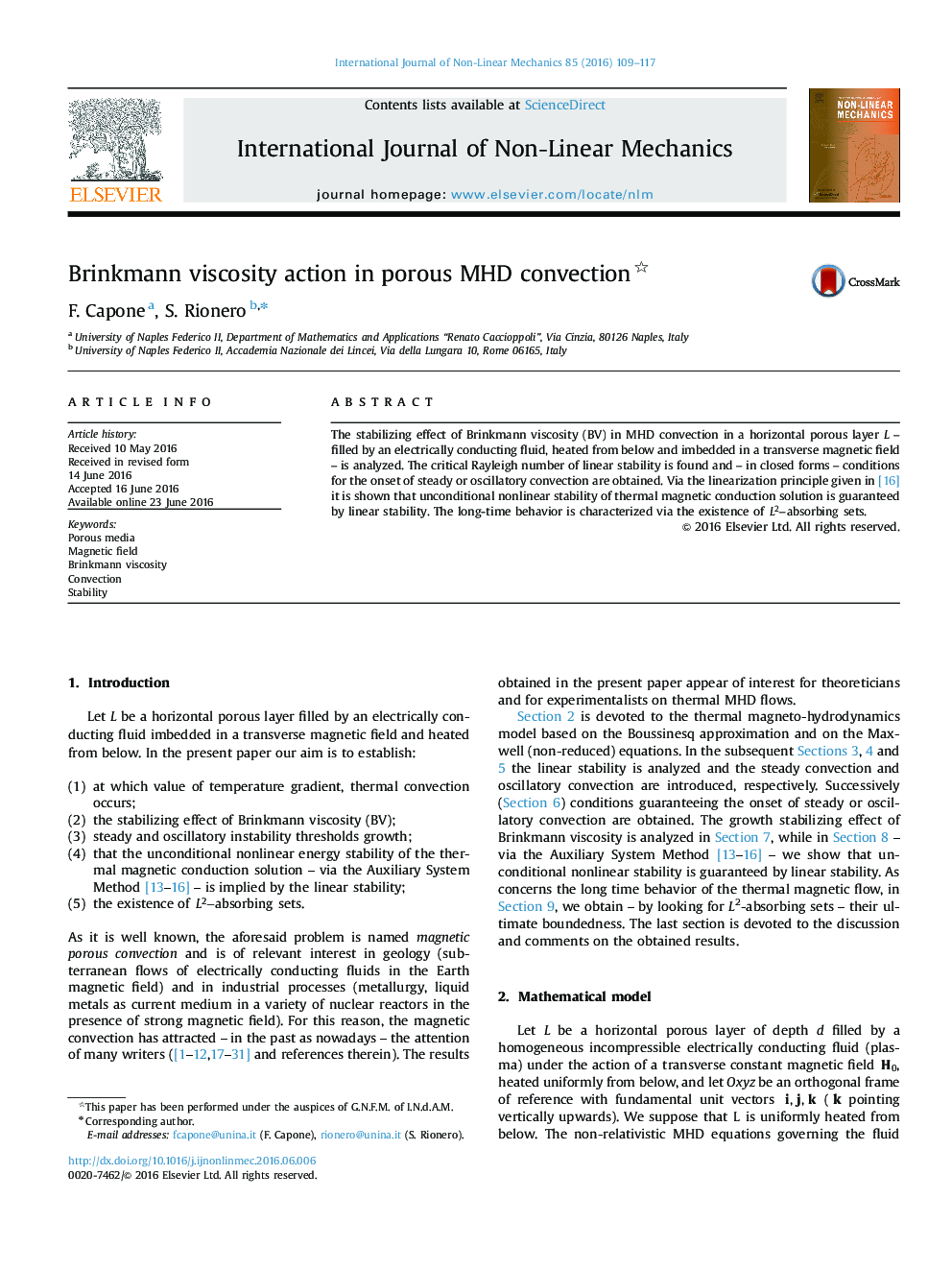 Brinkmann viscosity action in porous MHD convection 