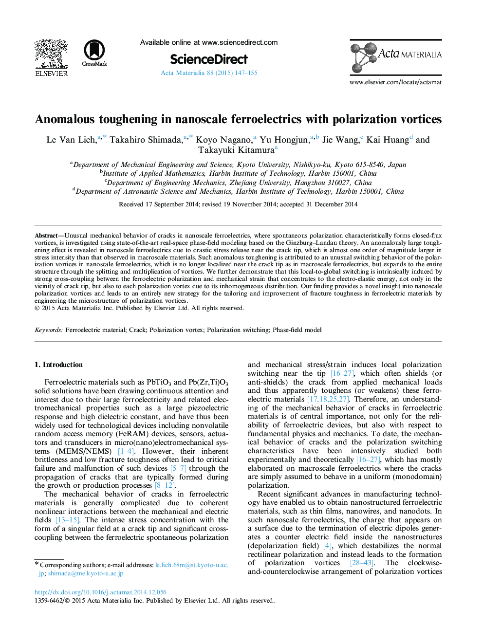 Anomalous toughening in nanoscale ferroelectrics with polarization vortices