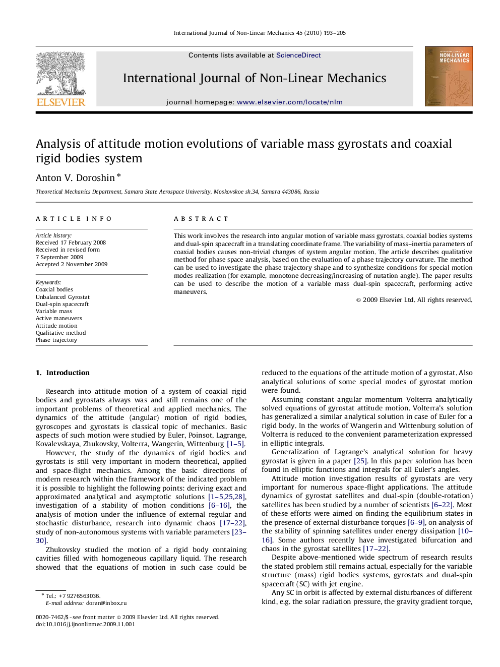 Analysis of attitude motion evolutions of variable mass gyrostats and coaxial rigid bodies system