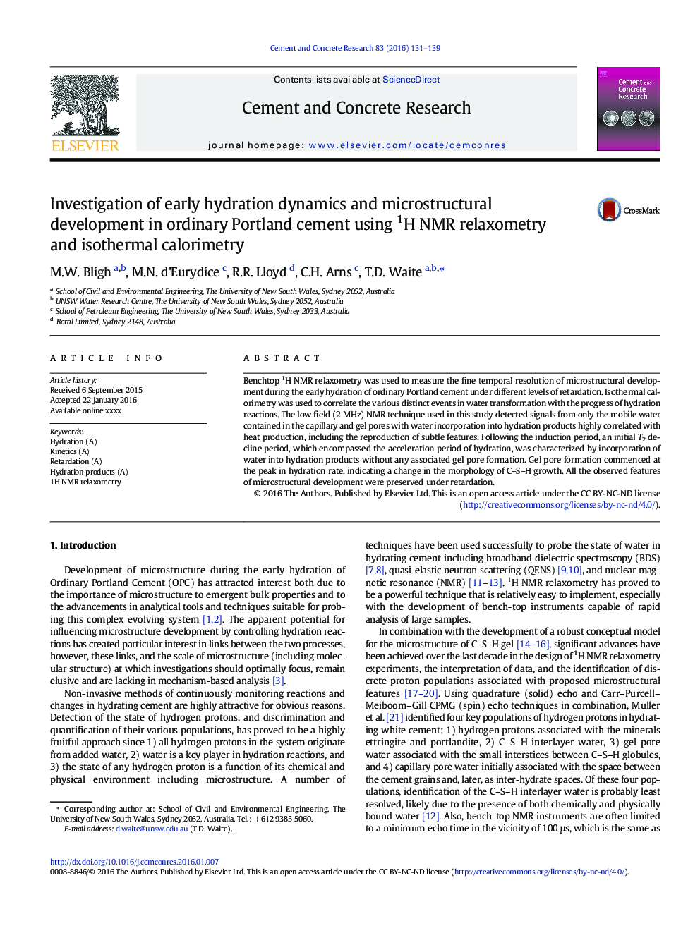 Investigation of early hydration dynamics and microstructural development in ordinary Portland cement using 1H NMR relaxometry and isothermal calorimetry