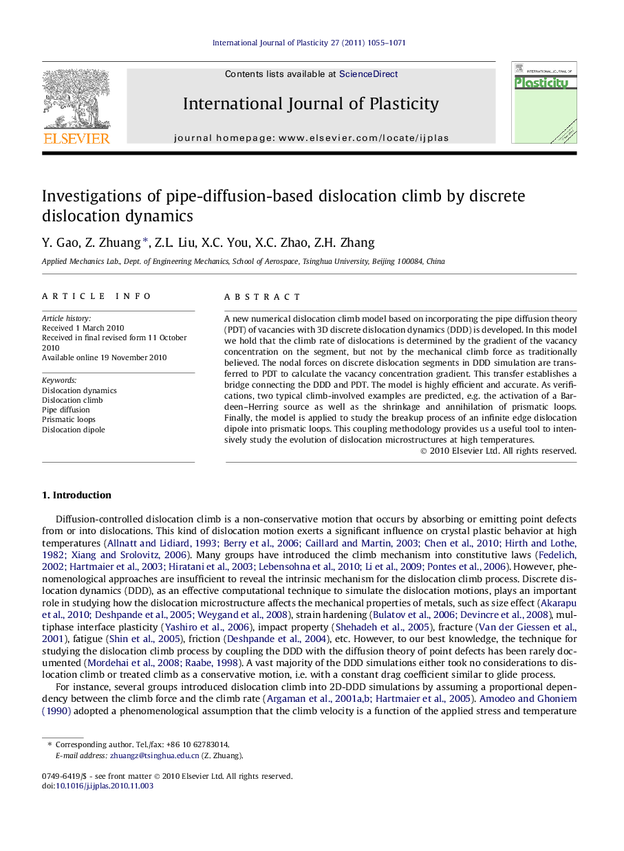 Investigations of pipe-diffusion-based dislocation climb by discrete dislocation dynamics