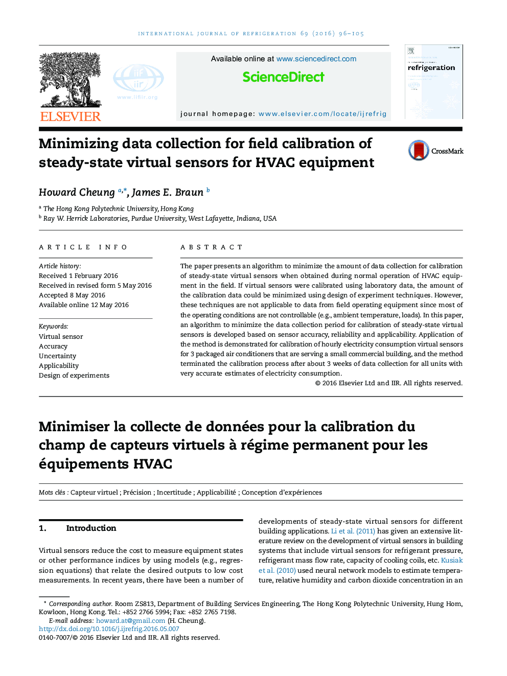 Minimizing data collection for field calibration of steady-state virtual sensors for HVAC equipment