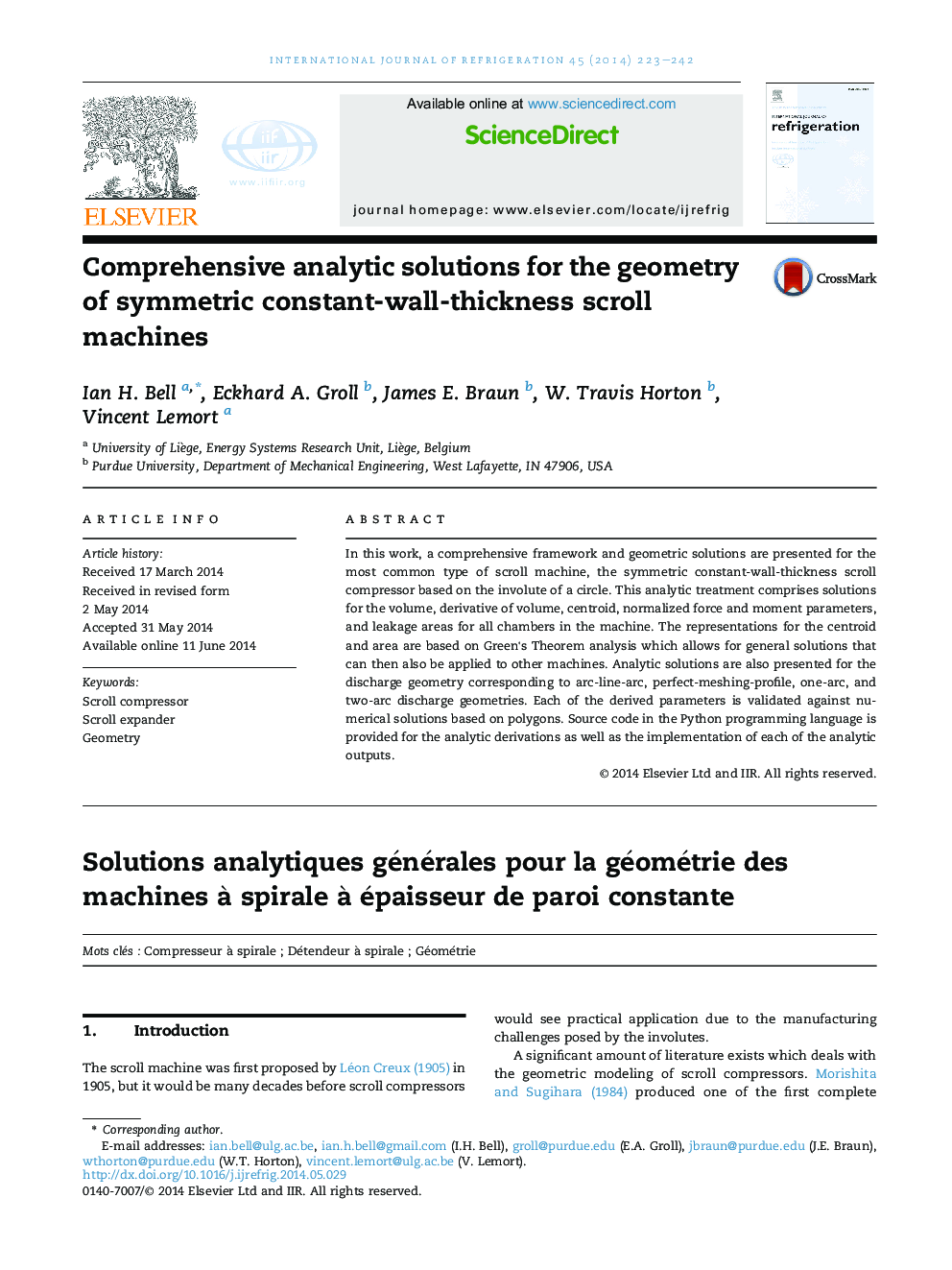 Comprehensive analytic solutions for the geometry of symmetric constant-wall-thickness scroll machines