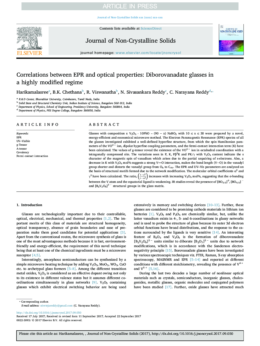 Correlations between EPR and optical properties: Diborovanadate glasses in a highly modified regime