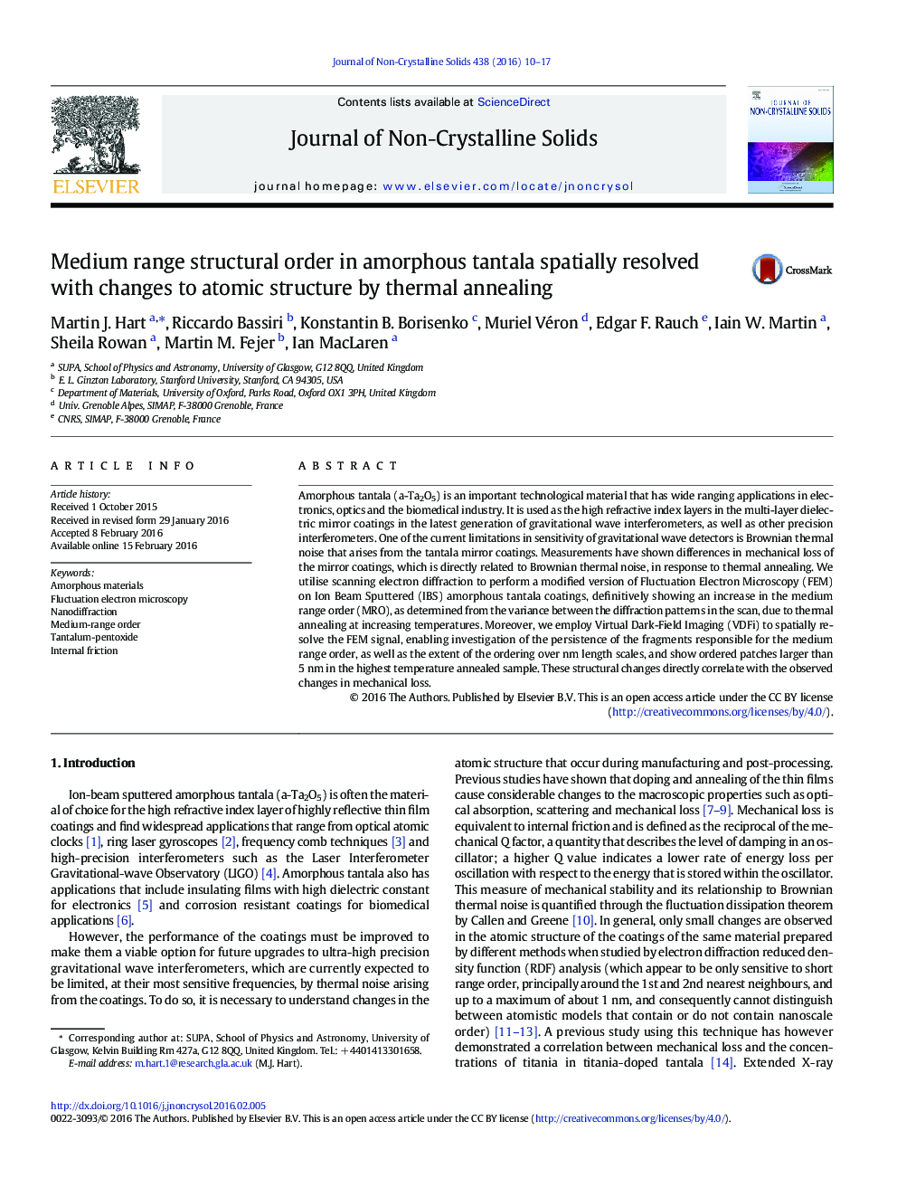 Medium range structural order in amorphous tantala spatially resolved with changes to atomic structure by thermal annealing