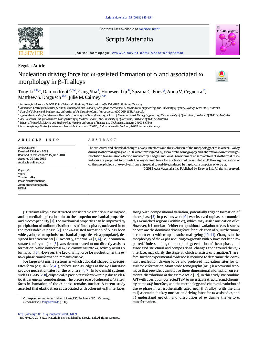 Nucleation driving force for Ï-assisted formation of Î± and associated Ï morphology in Î²-Ti alloys