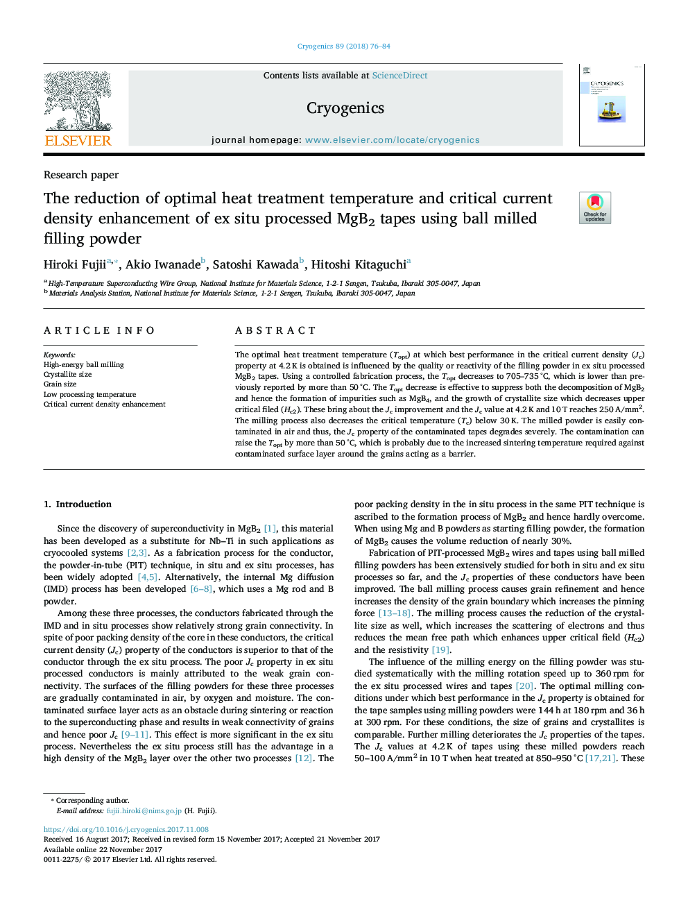 The reduction of optimal heat treatment temperature and critical current density enhancement of ex situ processed MgB2 tapes using ball milled filling powder