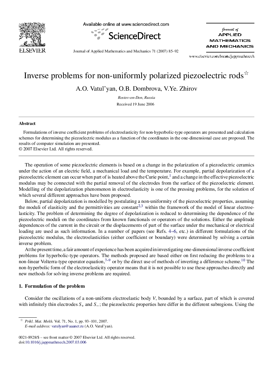 Inverse problems for non-uniformly polarized piezoelectric rods 