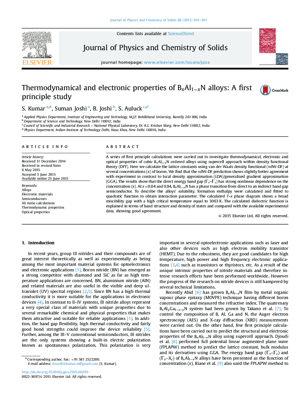 Thermodynamical and electronic properties of BxAl1âxN alloys: A first principle study