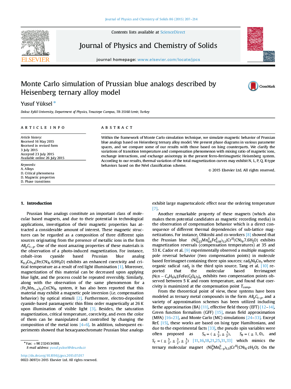 Monte Carlo simulation of Prussian blue analogs described by Heisenberg ternary alloy model