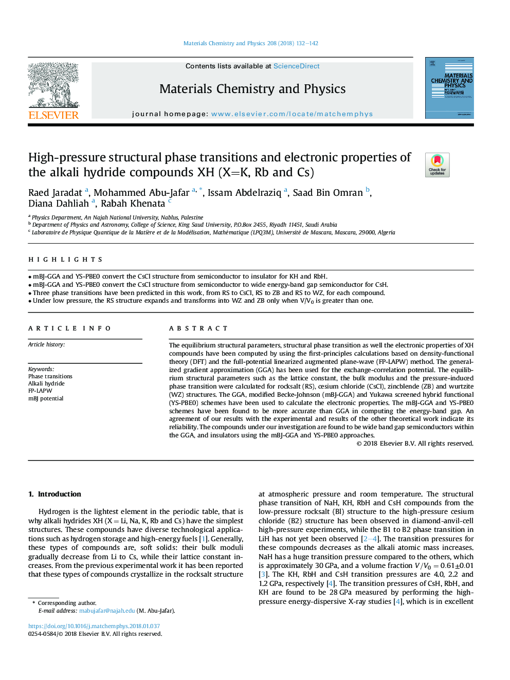 High-pressure structural phase transitions and electronic properties of the alkali hydride compounds XH (X=K, Rb and Cs)