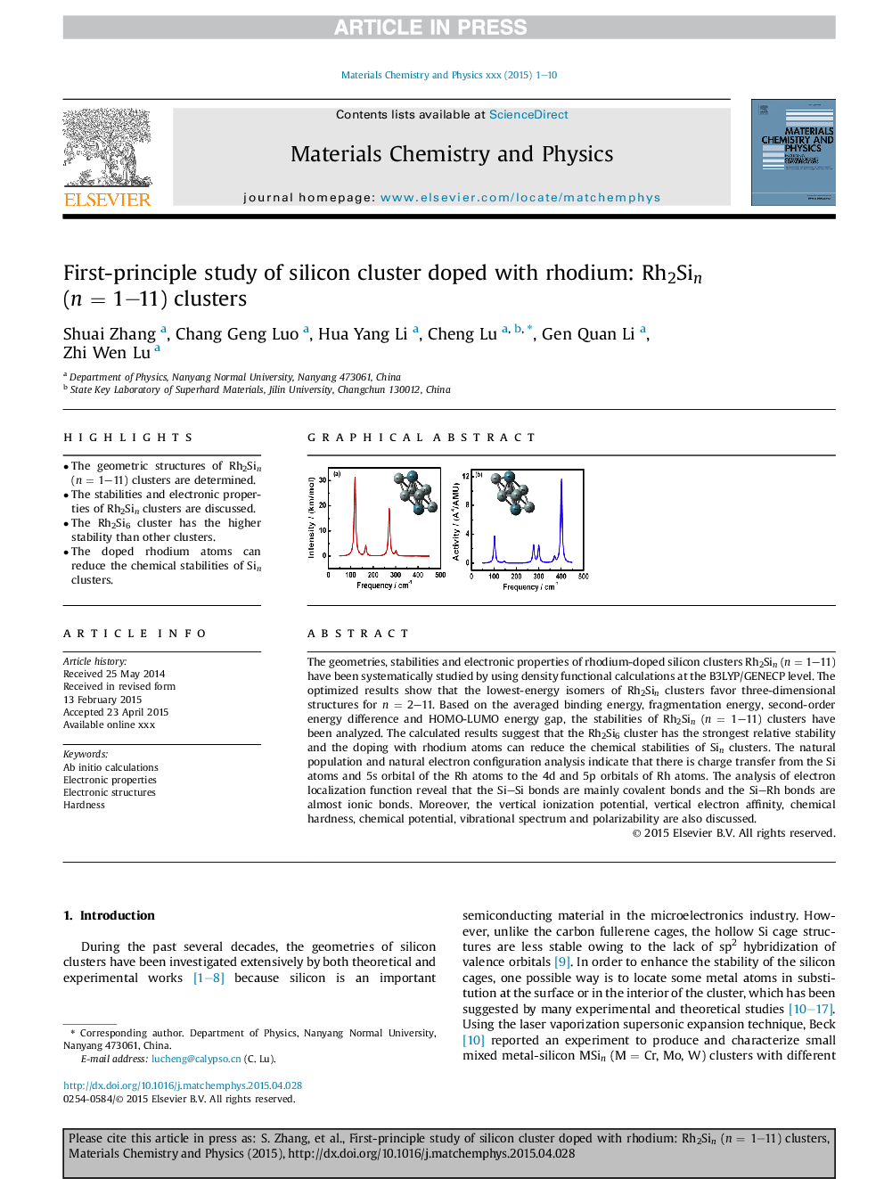 First-principle study of silicon cluster doped with rhodium: Rh2Sin (nÂ =Â 1-11) clusters