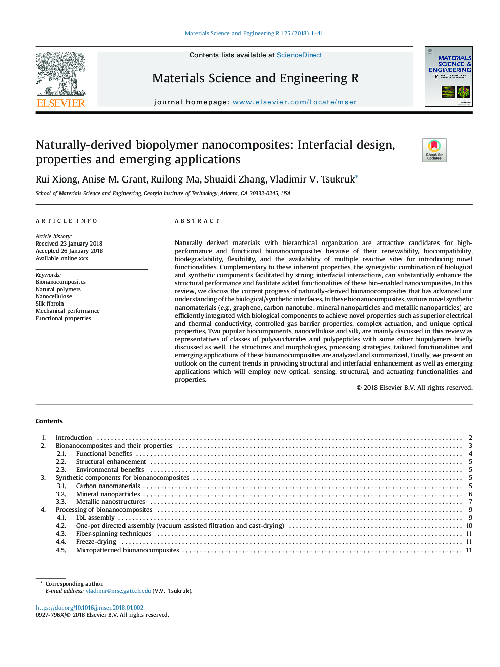 Naturally-derived biopolymer nanocomposites: Interfacial design, properties and emerging applications