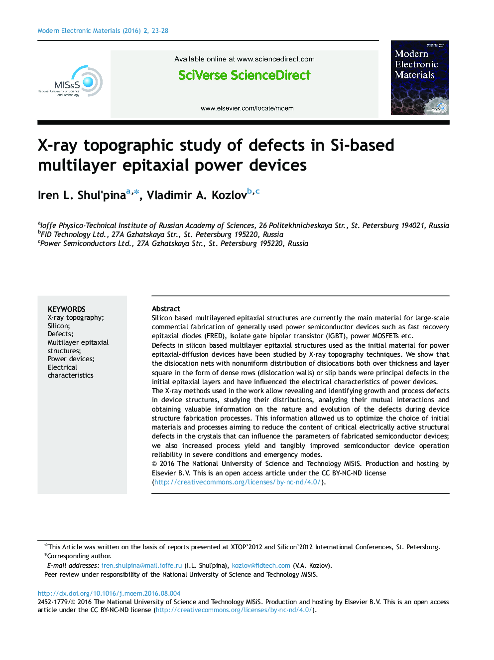 X-ray topographic study of defects in Si-based multilayer epitaxial power devices