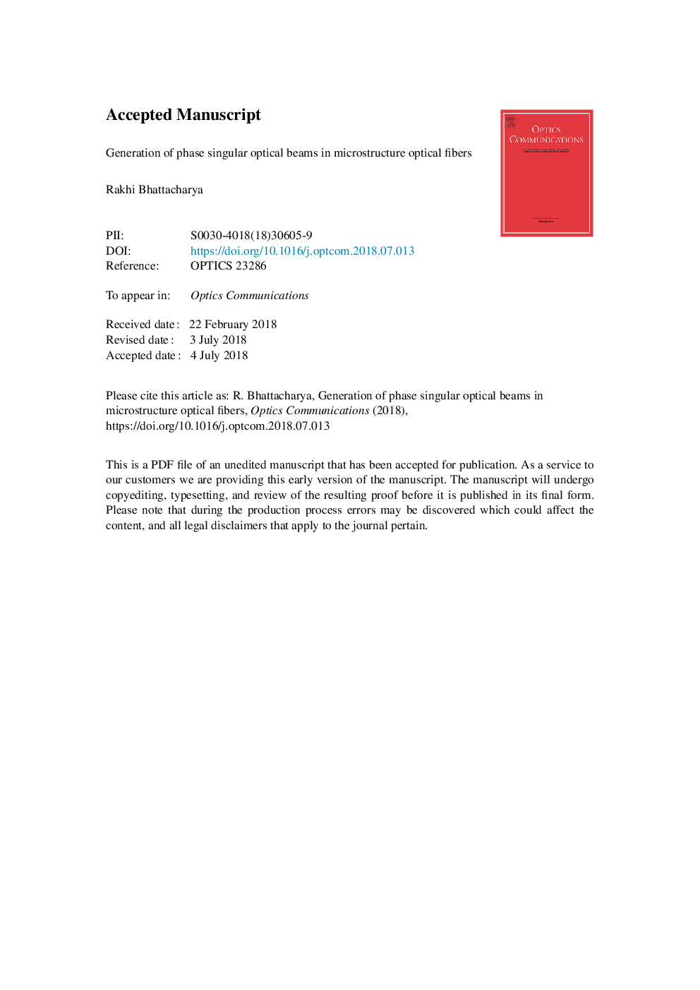 Generation of phase singular optical beams in microstructure optical fibers