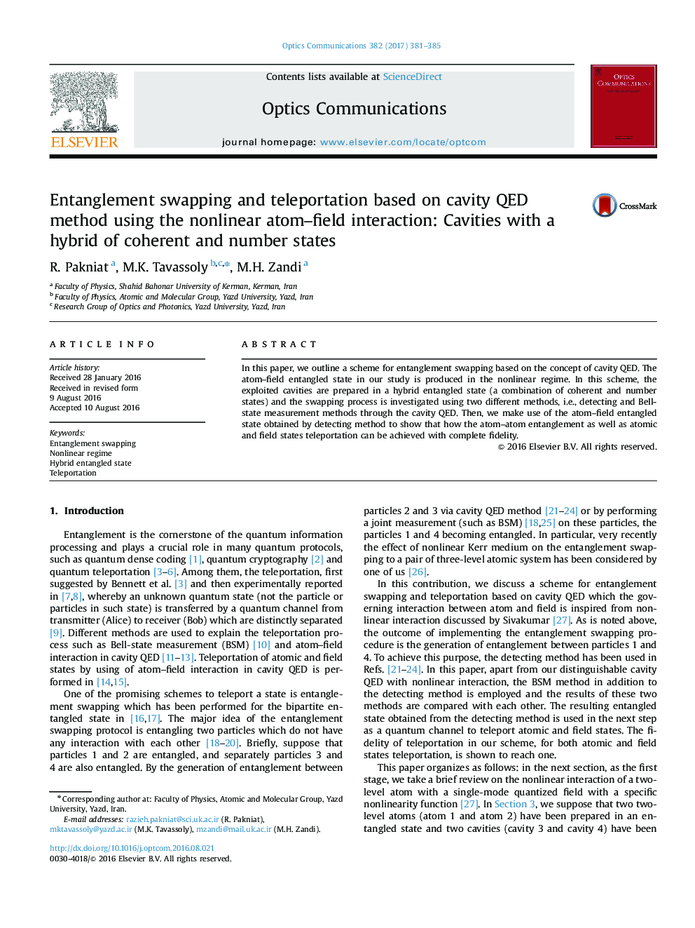 Entanglement swapping and teleportation based on cavity QED method using the nonlinear atom-field interaction: Cavities with a hybrid of coherent and number states