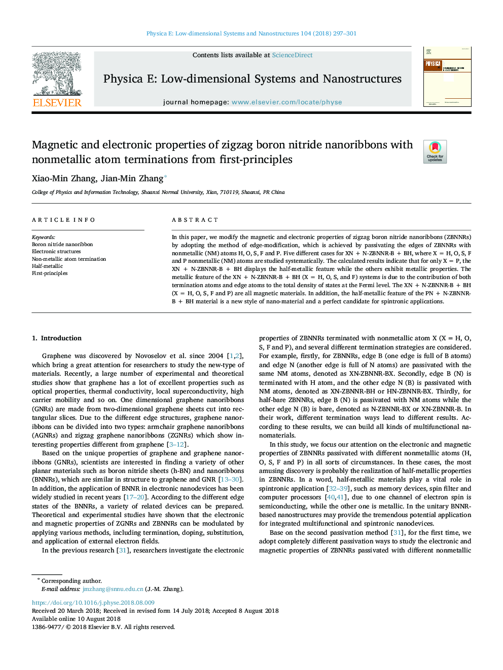 Magnetic and electronic properties of zigzag boron nitride nanoribbons with nonmetallic atom terminations from first-principles