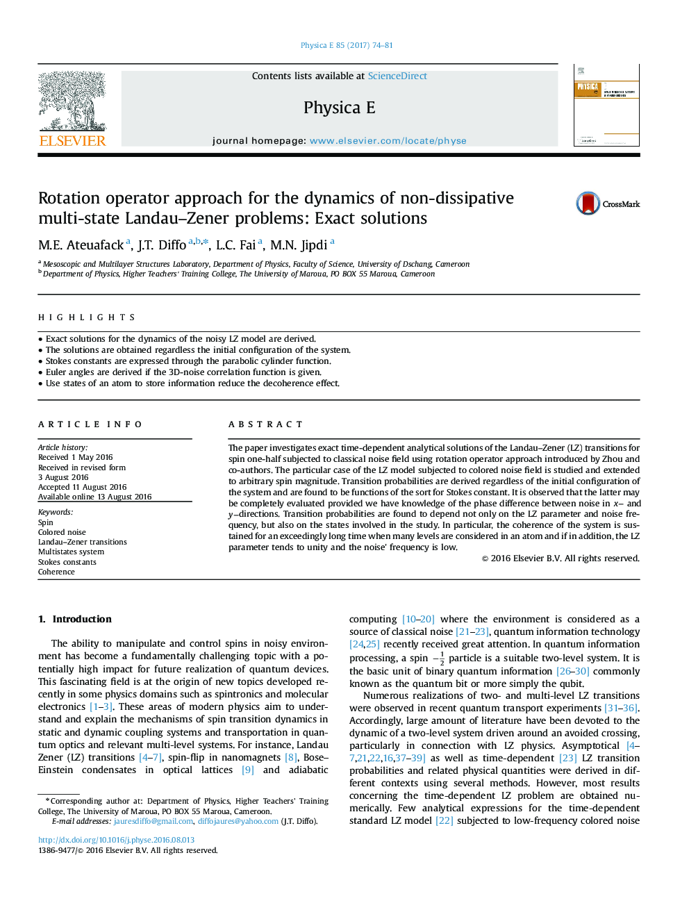 Rotation operator approach for the dynamics of non-dissipative multi-state Landau-Zener problems: Exact solutions