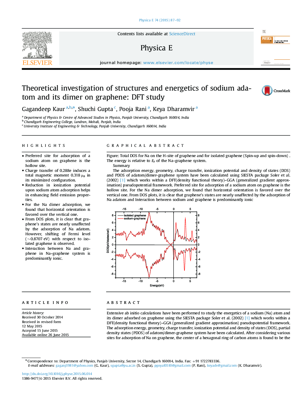 Theoretical investigation of structures and energetics of sodium adatom and its dimer on graphene: DFT study