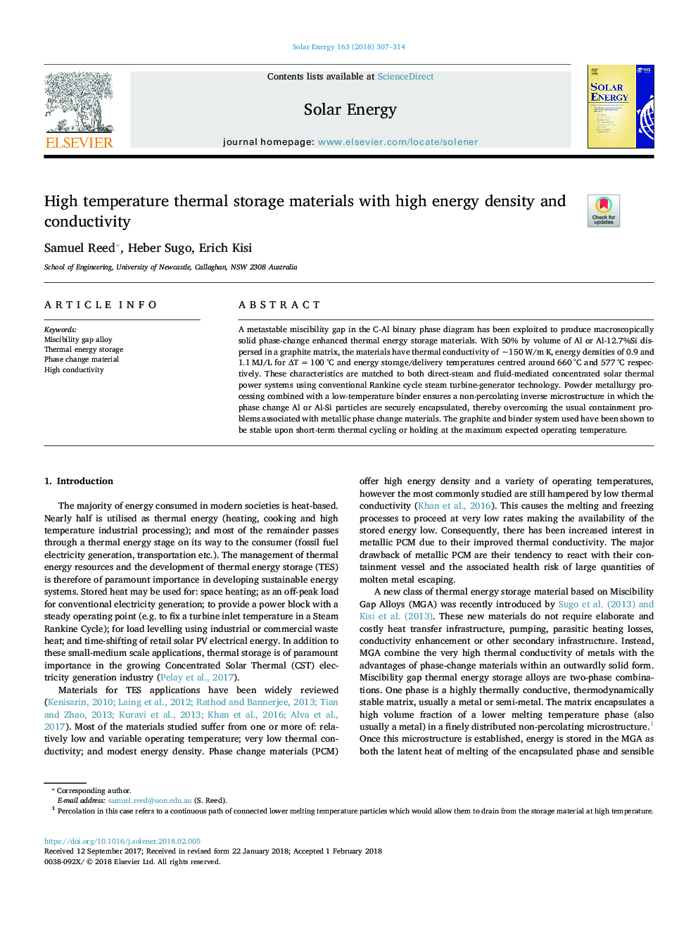 High temperature thermal storage materials with high energy density and conductivity