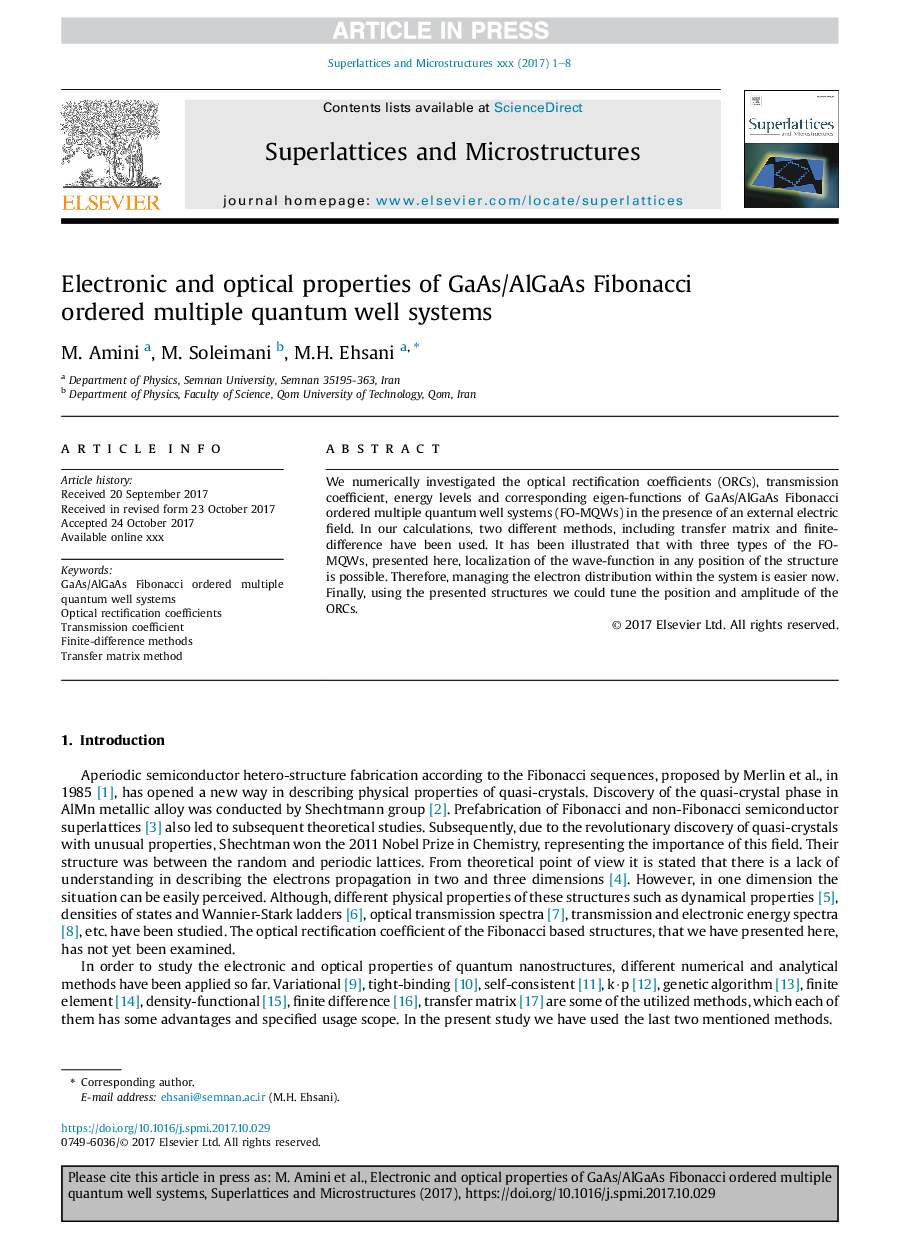 Electronic and optical properties of GaAs/AlGaAs Fibonacci ordered multiple quantum well systems