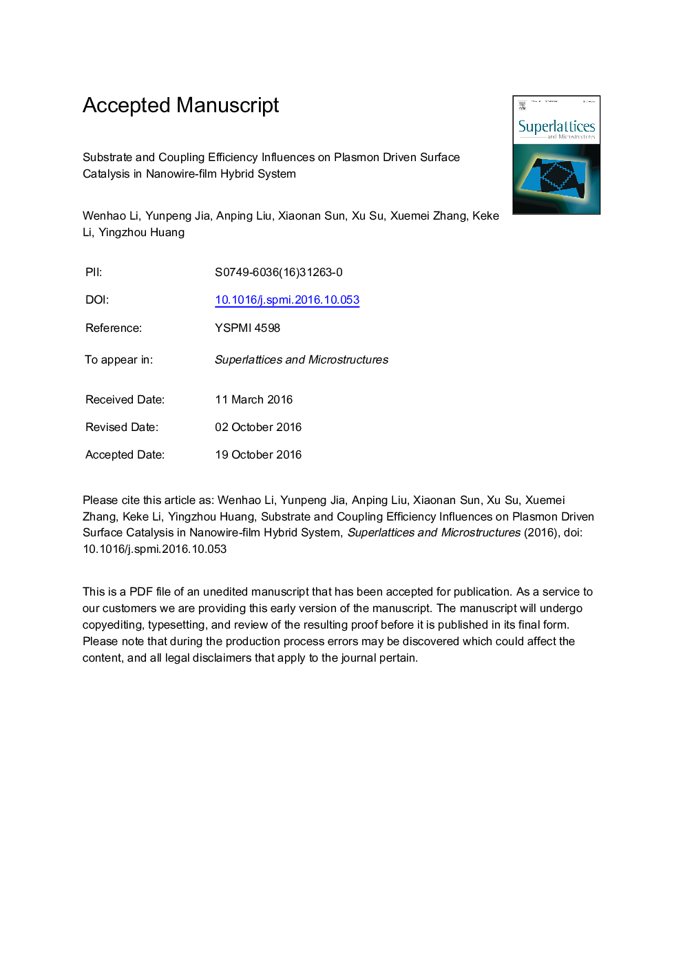 Effects of substrate and polarization on plasmon driven surface catalysis in nanowire-film hybrid system