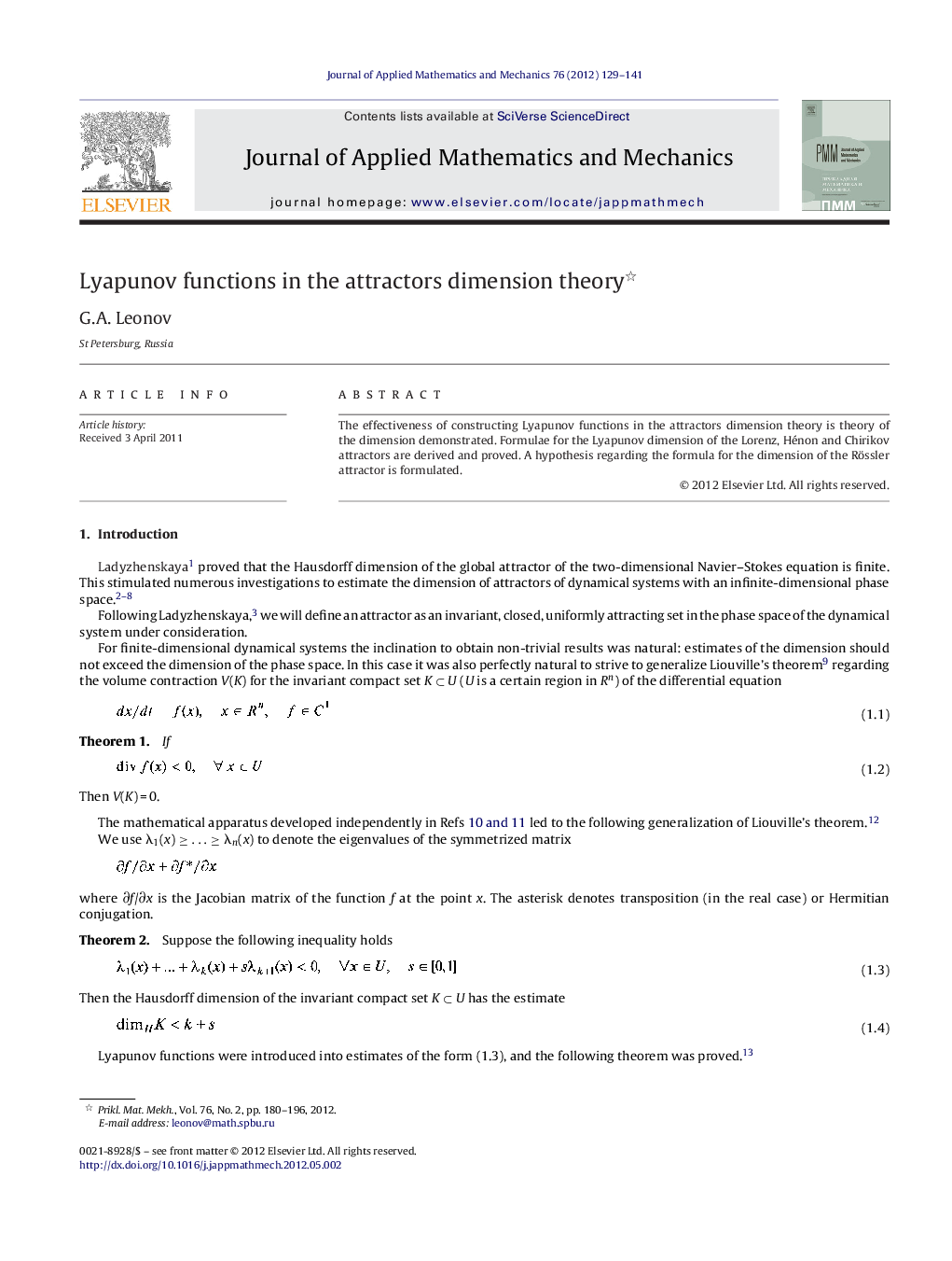 Lyapunov functions in the attractors dimension theory